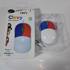 Clevy Kids Mouse - Colorful Ergonomic USB Computer and Laptop Kids Mouse Open Bx picture