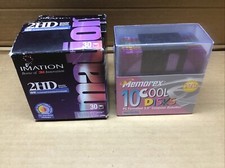 39 X NEW  Memorex Colors MF2HD Floppy Disk (10) & Imation Floppy Disks (29) picture