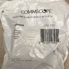 Commscope Two Port Surface Mount Box, Ivory M102-SMB - Lot of 2 picture