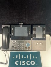 Cisco Unified IP Phone CP-9971 VoIP Phone Handset/Camera With  Expansion Module picture