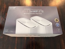 ASUS ZenWiFi ET8 2-pack — whole-home tri-band mesh WiFi 6E, white picture