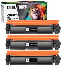 3PK CRG-051H Toner Cartridge for Canon 051 H imageCLASS MF264dw MF269dw LBP162dw picture