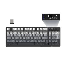 FREEWOLF M96 RGB Wireless Gaming Membrane keyboard, PBT Keycap, 3000mAh picture
