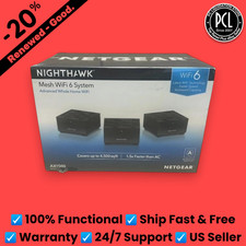 ✅Netgear Nighthawk Dual-Band Mesh WiFi 6 System Router・2 Satellites AX1500 MK6W✅ picture