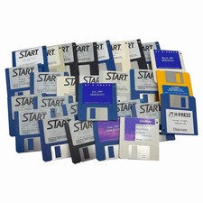 30 ATARI ST Monthly START & X-Press Diskmate Assorted Computer Software Disks picture
