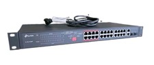 TP-Link 24-Port 10/100Mbps + 2-Port Gigabit Unmanaged PoE+ Switch - TL-SL1226P picture