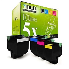 Eurotone 2x Black Toner Cartridge Compatible With Lexmark 802C XXL picture