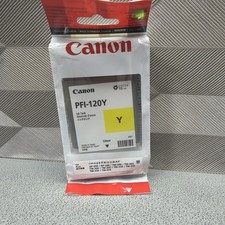 Canon PFI-120Y Original Ink Cartridge YelloW 130ML EXP 07 2029 picture