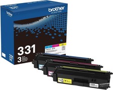 Brother Genuine Standard-Yield Color Toner Cartridge Three Pack TN331 3PK picture