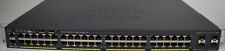 Cisco Catalyst 2960-X WS-2960X-48FPS-L 48 Port POE+ GE Switch w/ Stack Mod picture