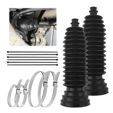 2PCS Thick Silicone Car Inner Tie Rod Boot Upgrade Large Caliber,Cuttable Car... picture