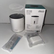 NIB TP-Link Deco X15 AX1500 WiFi 6 Mesh System Dual Band 2100 Sq Ft picture