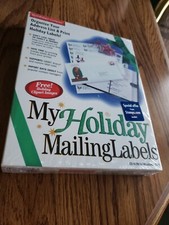 My Holiday Mailing Labels CD-ROM for Windows 95/98 New and Factory Sealed  picture