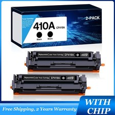 2-Pack CF410A Black Toner with Chip for HP 410A LaserJet Pro MFP M377dw M477fdw picture