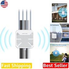 High-Gain Outdoor WiFi 6 Extender, 4x8dBi,  Weatherproof, PoE, 300m Range picture
