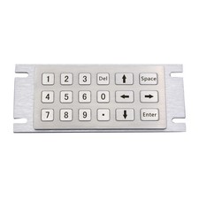 Metal Rugged Keyboard with 18 Key Vandal Proof 304 Stainless Steel Custom Keypad picture