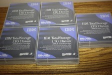 IBM Total Storage LTO Ultrium 400gb/800gb Data Cartridge Sealed 5 each picture