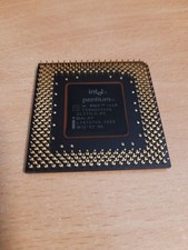 Intel Pentium MMX 166MHz SL27H Socket 7 Vintage Retro CPU 1997 picture