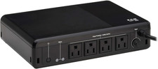 600VA UPS Desktop Battery Backup and Surge Protector, 300W, 4 Outlets, Home & Of picture