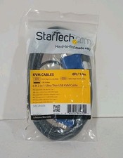 StarTech.com SVECONUS6 6 ft 2-in-1 Ultra Thin USB KVM Cable A MALE picture