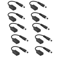 10pcs USB C Female to DC 5.5mm x 2.5mm Power PD Charge Cable 20V/5A 100W Laptop picture