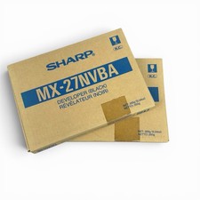 2 Sharp MX-27NVBA Black Developer Genuine OEM picture
