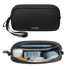 tomtoc Electronics Organizer Travel Case, Cable for Small, Black picture