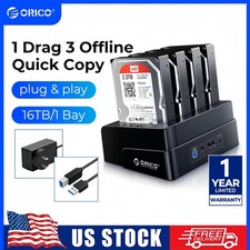 ORICO USB3.0 4 Bay Hard Drive Docking Station for 2.5/3.5 inch HDD SSD Off Clone picture