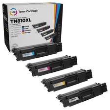 LD Compatible Toner for Brother TN810XL High Yield Toner Set of 4 (BK, C, M, Y) picture
