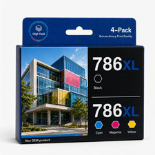 4PK 786XL  Ink cartridgeCompatible for  WorkForce Pro WF-4630 WF-4640 B/Y/C/M picture