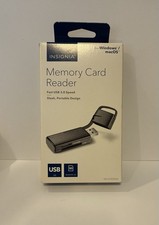 Insignia USB 3.0 Memory Card Reader Sleek Portable Design.. SD/MICRO SD picture