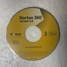Norton From Symantec Norton 360 Version 4.0 CD Only picture
