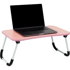 Adjustable Folding Portable Desk W/ Rubberized Legs Laptop Reading Crafts New picture