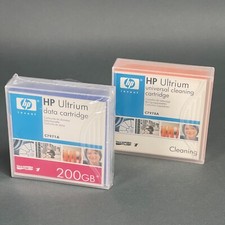 NEW Deadstock Sealed HP Ultrium 200GB Data Cartridge C7971A w/ Extras picture