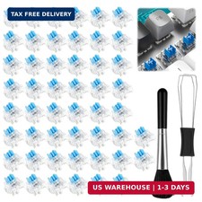 50 Pcs Blue Keyboard Switches,3 Pin Clicky Key Clickers for Mechanical Keyboard picture