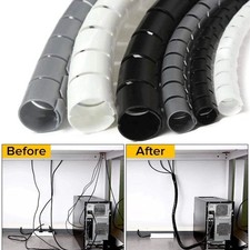 Spiral Cable Wire Protector Flexible Cord Organizer Tube 10mm 16mm 1m 2m picture