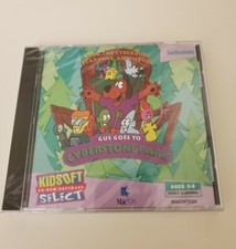 VTG '95 Kidsoft The Cyberbuds Learning Adventures Ages 3-8 MacOS CD-Rom Software picture
