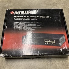 Full 8-Port 7.3 Watts PoE Ethernet Office Switch, Intellinet 560412 picture