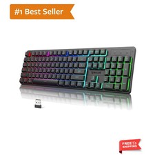 K521KS Wireless Gaming Keyboard, Tri-Mode BT/2.4G/USB-C RGB Mechanical Feelin... picture