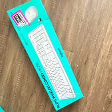 Logitech MK295 Silent Wireless Keyboard & Mouse Combo QWERTY English White picture
