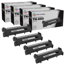 Compatible Toner Cartridge for Brother TN660 High Yield (Black, 4-Pack) picture