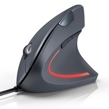 TECKNET Wired Mouse, Comfortable Ergonomic Mouse with 6400 DPI picture
