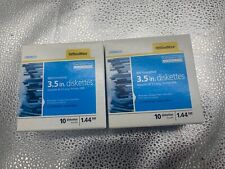 Lot Of 2 New Sealed Office Max 3.5” Diskettes 10 Pack picture
