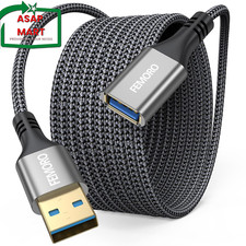 USB Extension Cable 15 Ft Long, USB Type a 3.0 Extender High Speed Data Transfer picture
