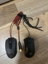 Set Of Mouse One Razer And One Red Dragon For Sale picture