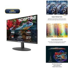 Sceptre E225W-FW144 22-Inch Gaming Monitor Machine Black picture