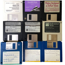 Software Lot 3.5” RadioReveal Netware PFS Write Metz File F/X Display Write API picture