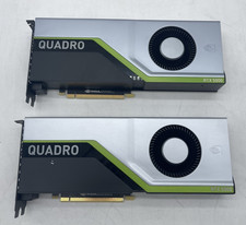 (2) NVIDIA Quadro RTX 5000 699-5G180-0500-601 16GB GDDR6 Graphics Card picture