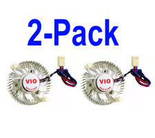 PC Computer VGA Graphics Card Chipset Cooler Heatsink 3-Pin Fans 55mm Mount Hole picture