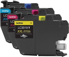Brother Genuine LC30193PK 3 Pack Ink Cartridges Cyan Magenta Yellow 1500 Pages picture
